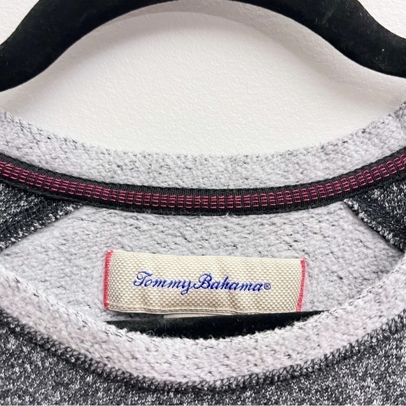 Tommy Bahama Men’s Marlin Grey Fleece Pullover Crewneck Sweater Size Medium - Picture 5 of 11